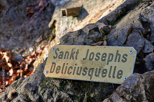 Sign in front of a saint joseph spring photo