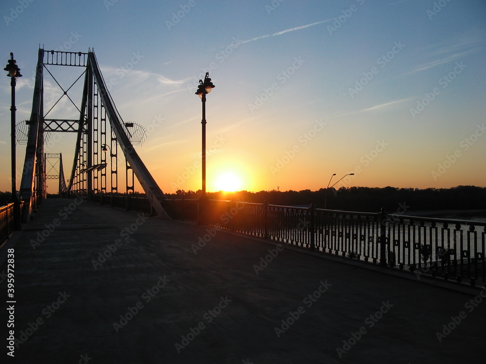 Sunrise in Kiev.