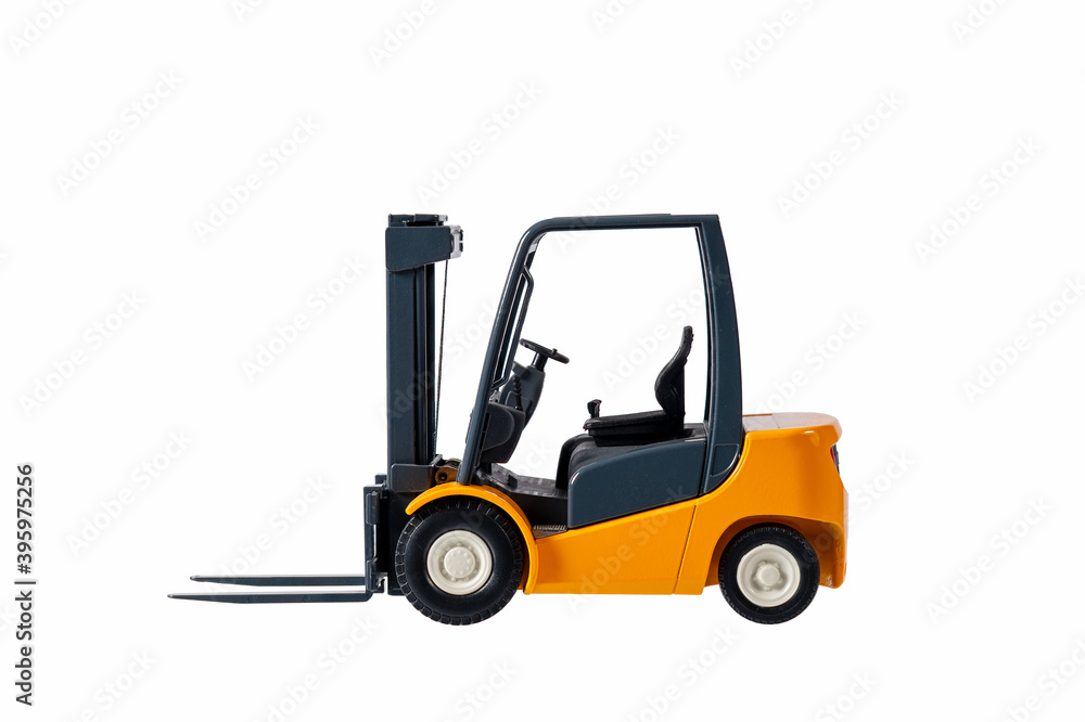 Wózek widłowy diesel - bok Wózek widłowy diesel - bok