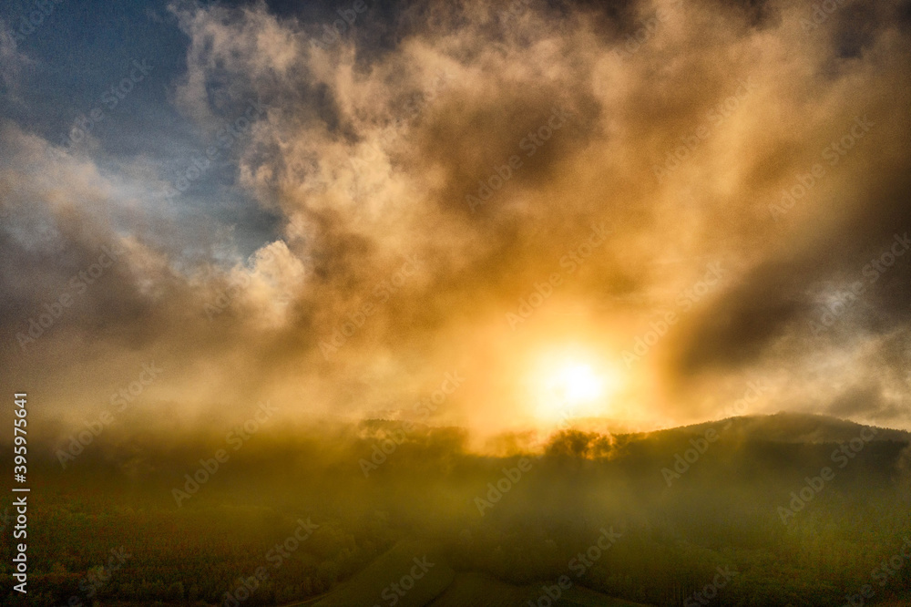 Fototapeta premium abendsonne