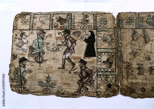 Photo of prehispanic codices