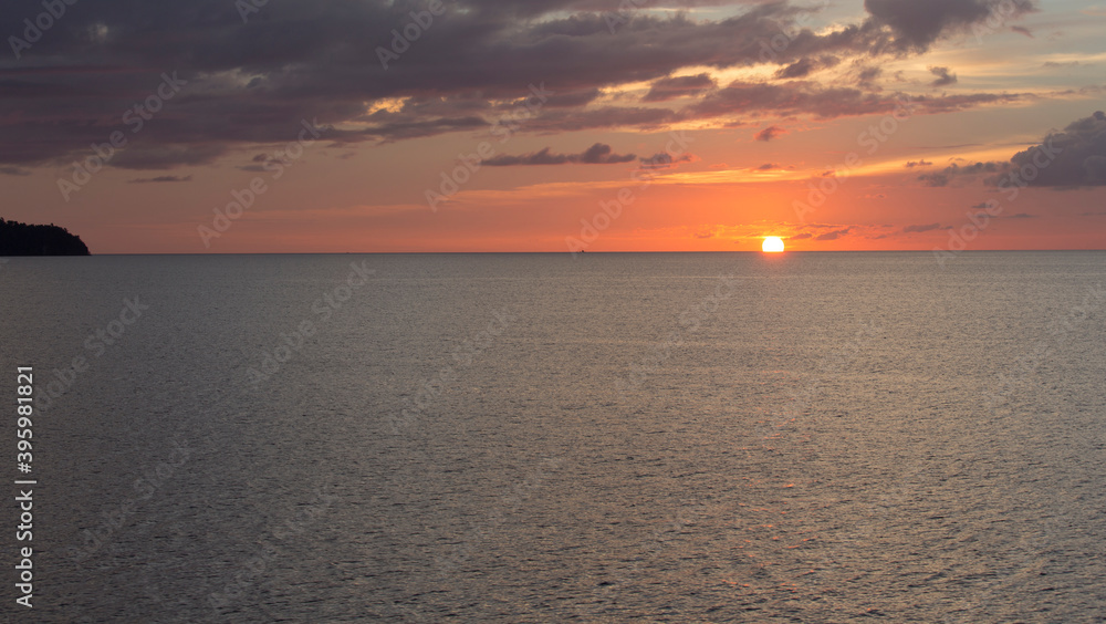 Naklejka premium A landscape view in Togian islands
