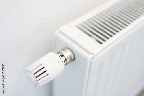 Wallpaper Mural White radiator in an apartment. Torontodigital.ca