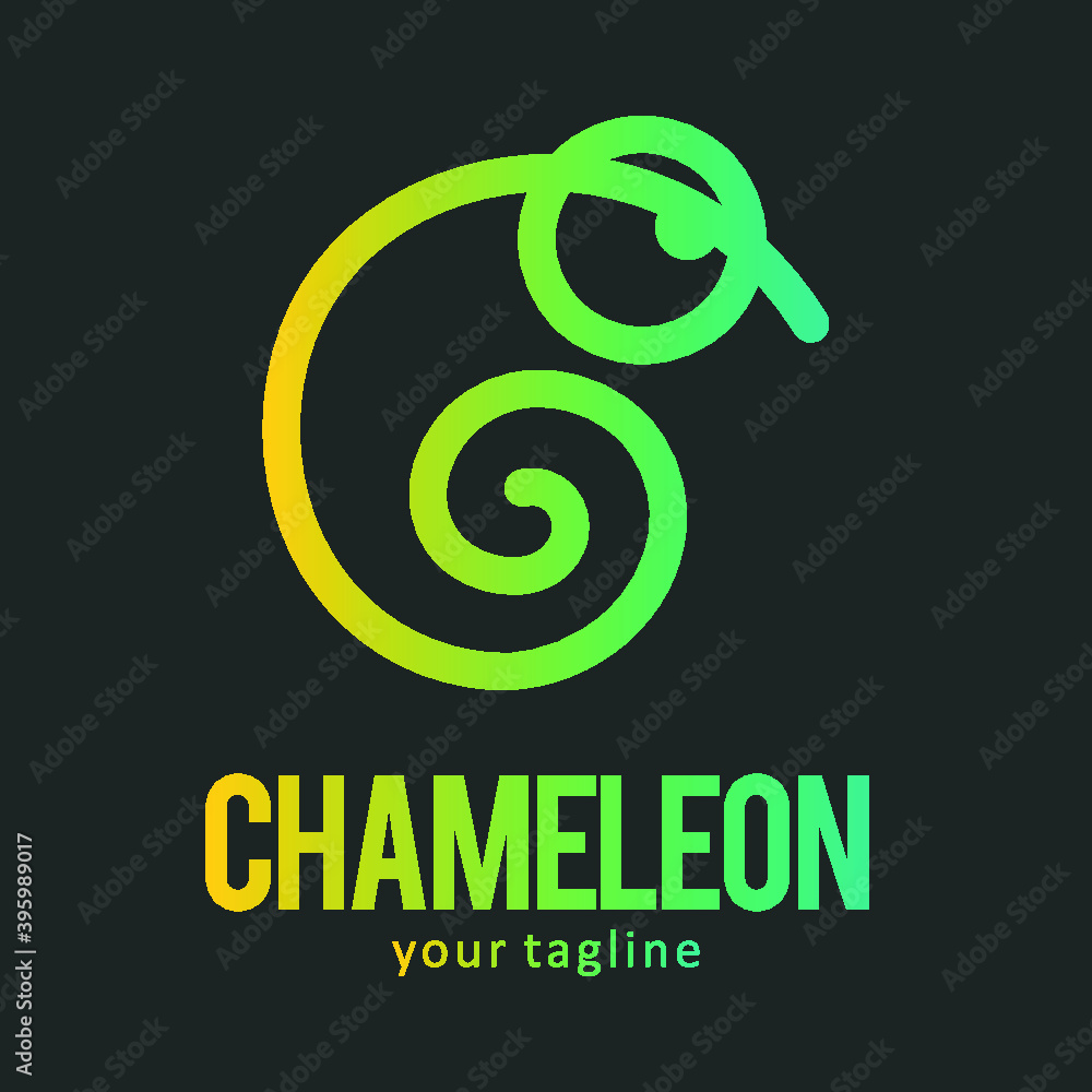 Chameleon logo icon symbol design template Chameleon logo icon symbol design template