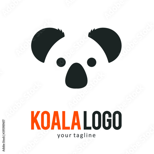 Koala animal logo icon symbol design template