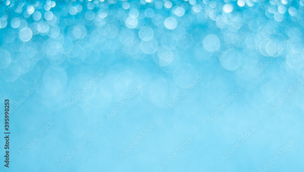 White light blue glitter bokeh texture abstract background Stock Photo | Adobe Stock