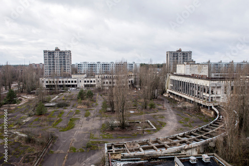 Chernobyl/Pripyat/Ukraine. 25.02.2016 Zone of Chernobyl accident dominates the energy of most disastrous nuclear power plant accident in history