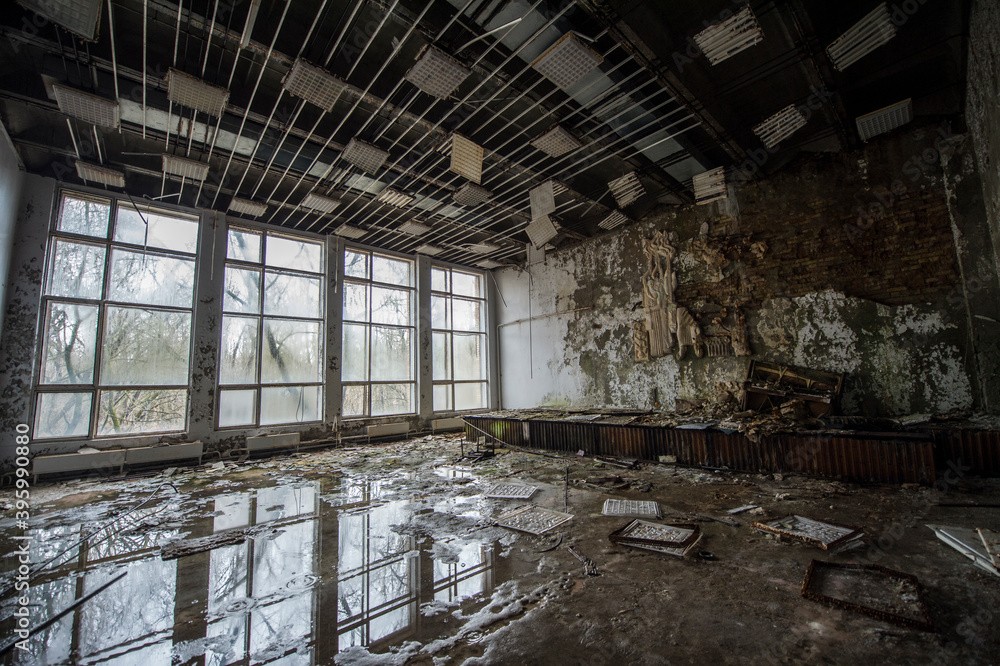 Chernobyl/Pripyat/Ukraine. 25.02.2016 Zone of Chernobyl accident dominates the energy of most disastrous nuclear power plant accident in history Chernobyl/Pripyat/Ukraine. 25.02.2016 Zone of Chernobyl accident dominates the energy of most disastrous nuclear power plant accident in history