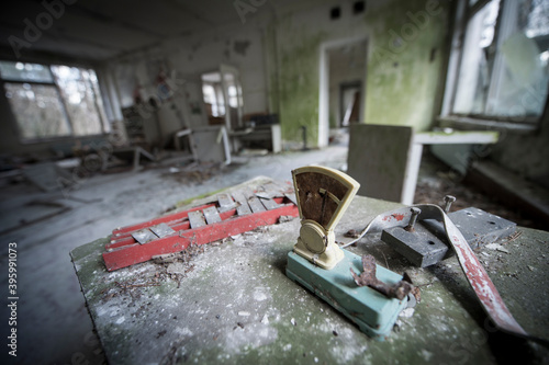 Chernobyl/Pripyat/Ukraine. 25.02.2016 Zone of Chernobyl accident dominates the energy of most disastrous nuclear power plant accident in history