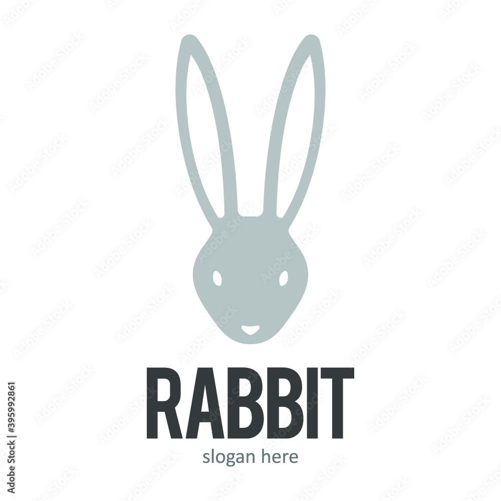 Fototapeta premium rabbit animal logo icon symbol design template