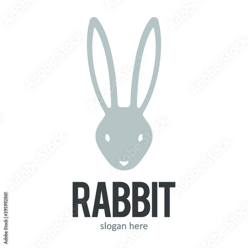 rabbit animal logo icon symbol design template