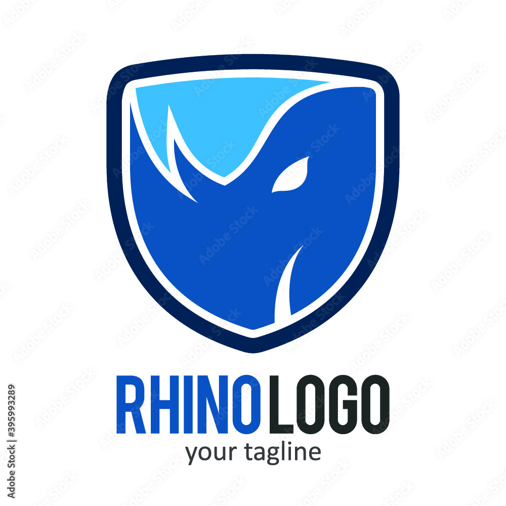 rhino animal logo icon symbol design template rhino animal logo icon symbol design template