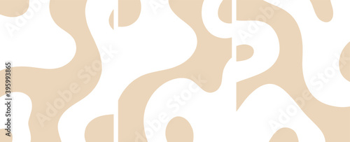 mid century modern minimal abstract set of vector illustration