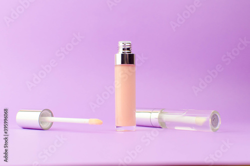 cosmetics for eye and lip makeup photo