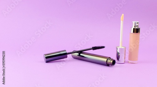 cosmetics for eye and lip makeup