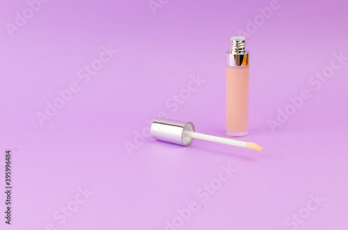 cosmetics for eye and lip makeup photo