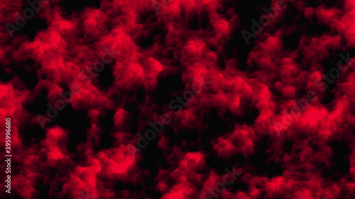 Computer generated realistic background of dense smoke, 3D rendering cloudy backdrop