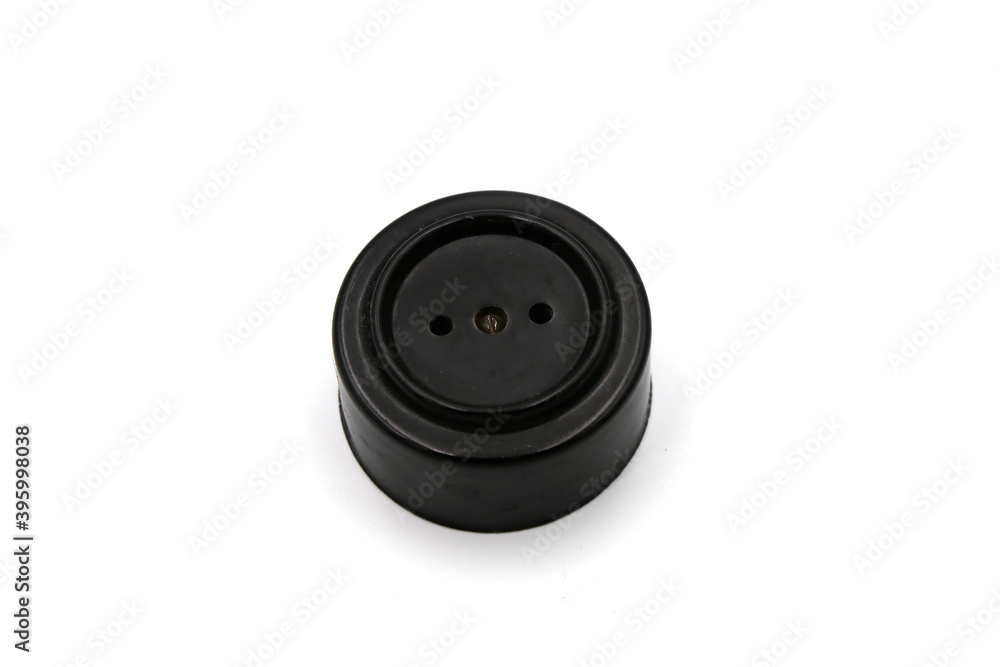 black socket on white background black socket on white background