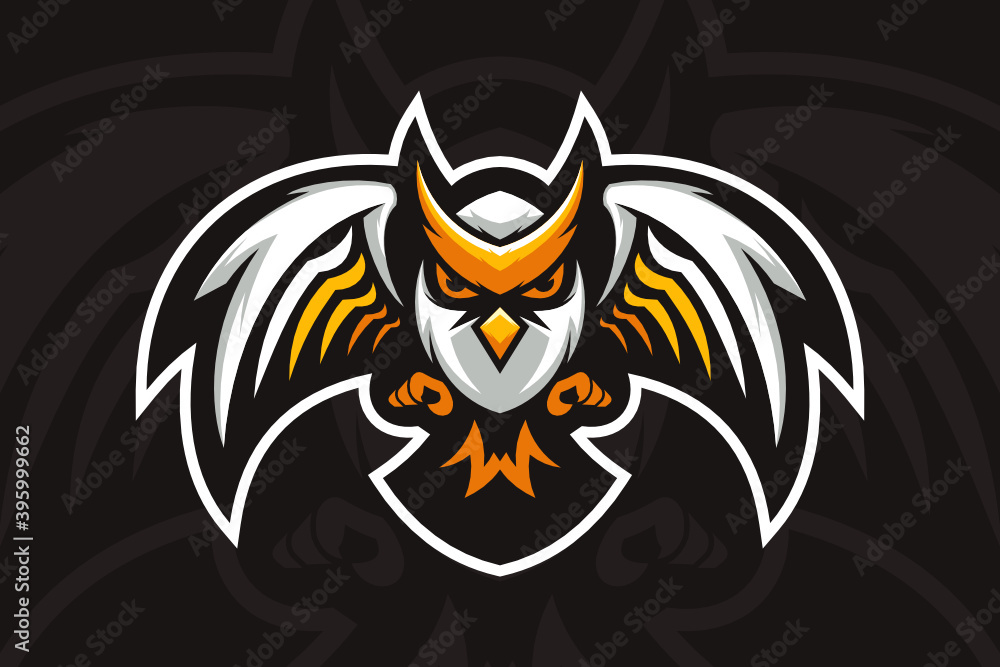 Owl mascot design
