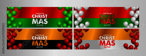 christmas sale up to 70% event text label on black background vector design illustration.