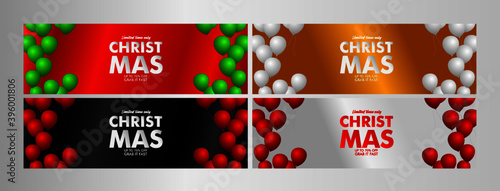 christmas sale up to 70% event text label on black background vector design illustration.