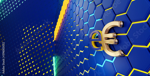 concept of Europe, e-Euro c...