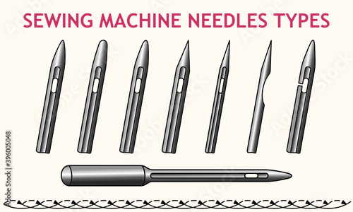 Sewing machine needles types