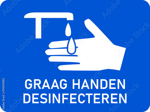 Graag Handen Desinfecteren (