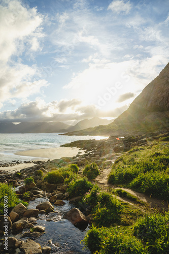 Lofoten sun