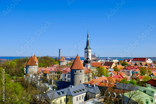View of the old town - Tallinn Estonia