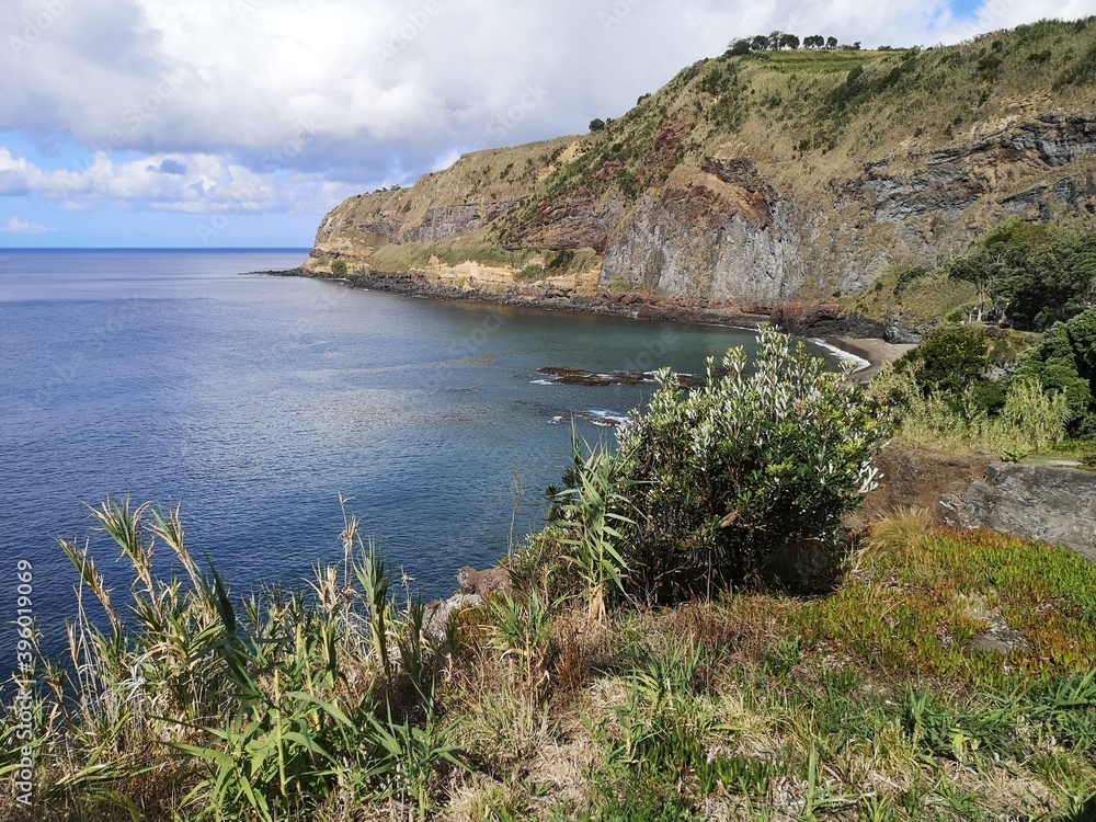 Landschaft auf São Miguel, Azoren, Portugal - 2020
