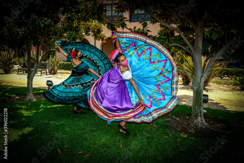 Ballet Folklorico Covid Style Masked
