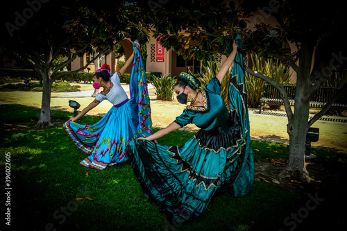 Ballet Folklorico Covid Masked