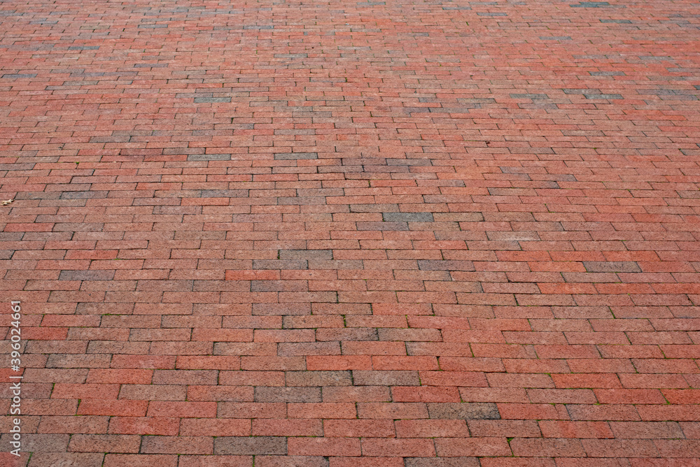 the road is lined with bricks the road is lined with bricks