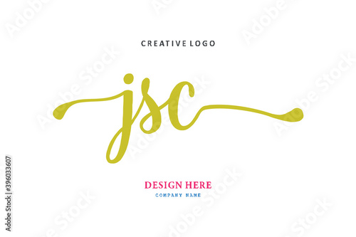 JSC lettering logo is simple, easy to understand and authoritative