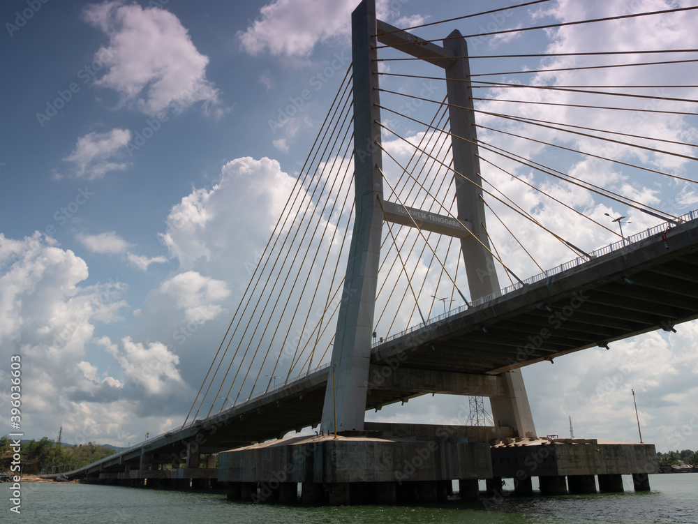 Obraz premium The bridge of Kendari Bay in South East Sulawesi Indonesia