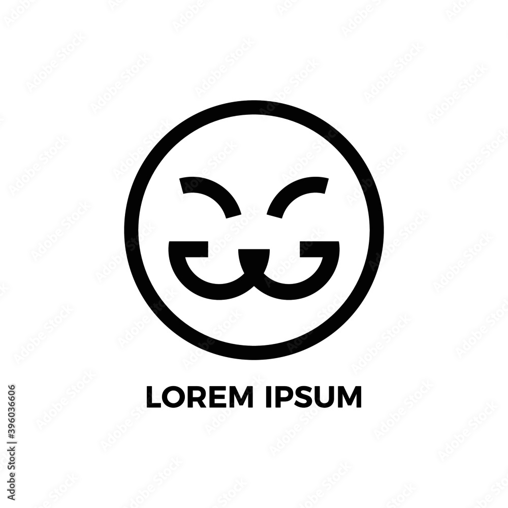 CAT LOGO DESIGN ILLUSTRATION BLACK CAT PET SHOP CAT LOGO CAT LOGO DESIGN ILLUSTRATION BLACK CAT PET SHOP CAT LOGO