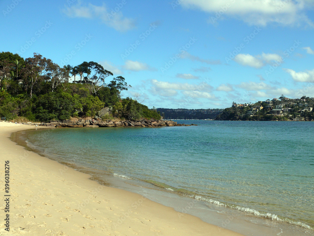 A view at Clontarf Beach in Sydney Harbour, Australia
