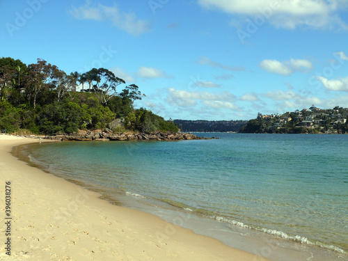 A view at Clontarf Beach in Sydney Harbour  Australia