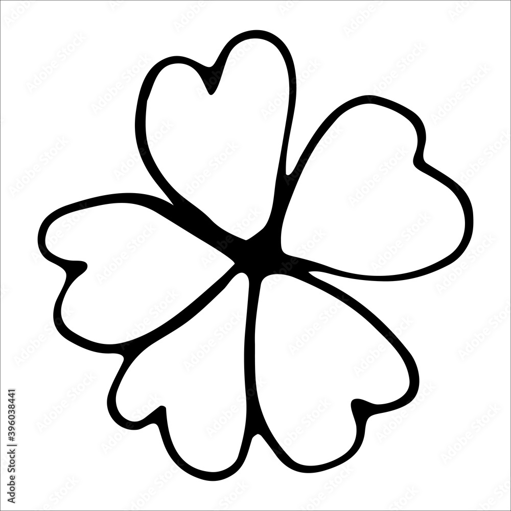 Vector isolated element. Illustration with flower, herbal Vector isolated element. Illustration with flower, herbal