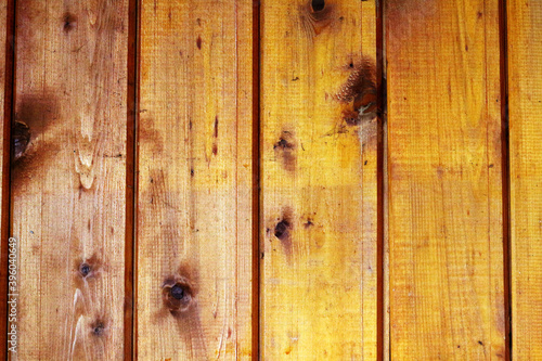 Yellow Board background close-up.