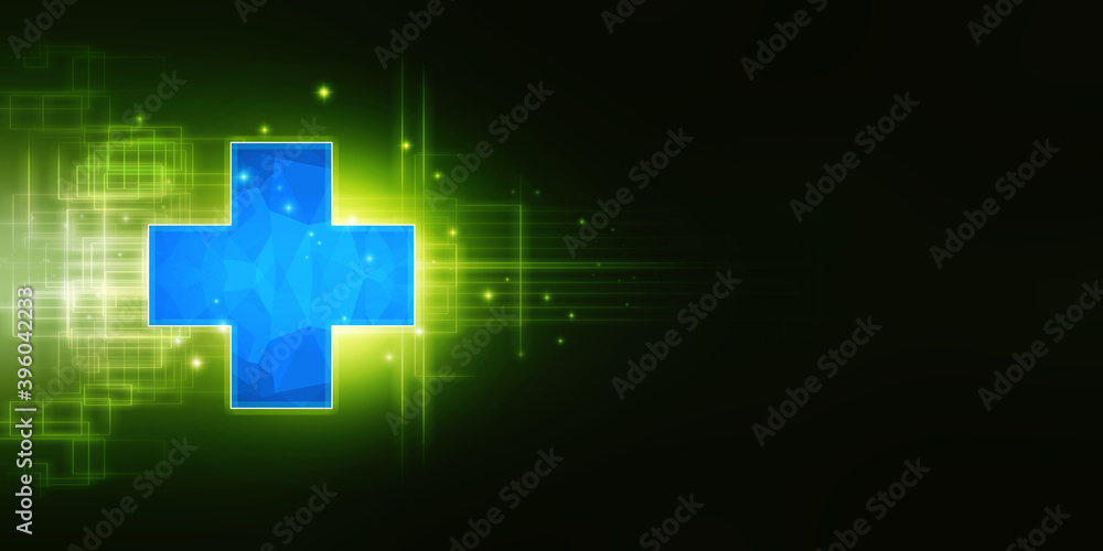 2D illustration medical structure background 2D illustration medical structure background