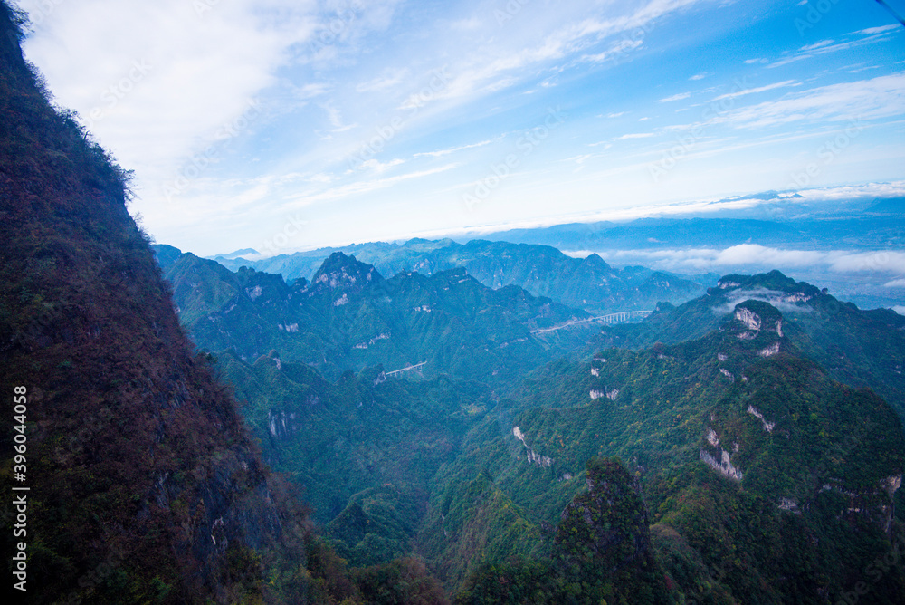 Beautiful landscape of Tianmen mountain national park, Hunan province, Zhangjiajie, China Beautiful landscape of Tianmen mountain national park, Hunan province, Zhangjiajie, China