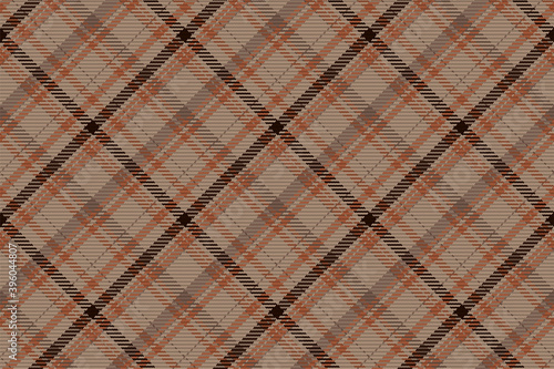 Seamless pattern of scottish tartan plaid. Repeatable background with check fabric texture. Vector backdrop striped textile print.