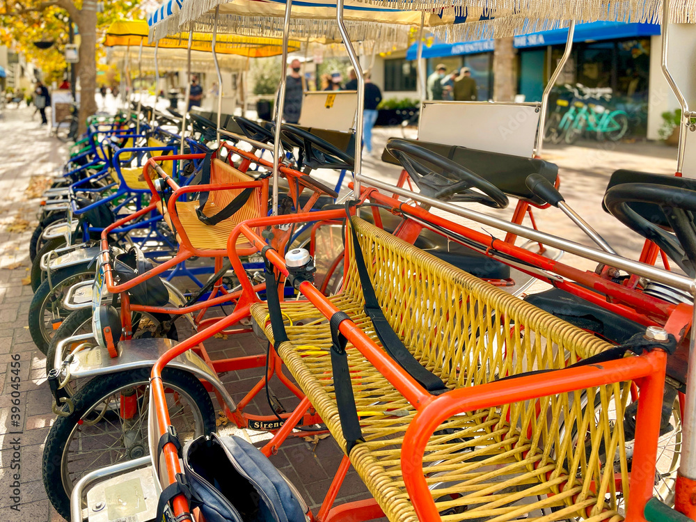 bicycles in the city