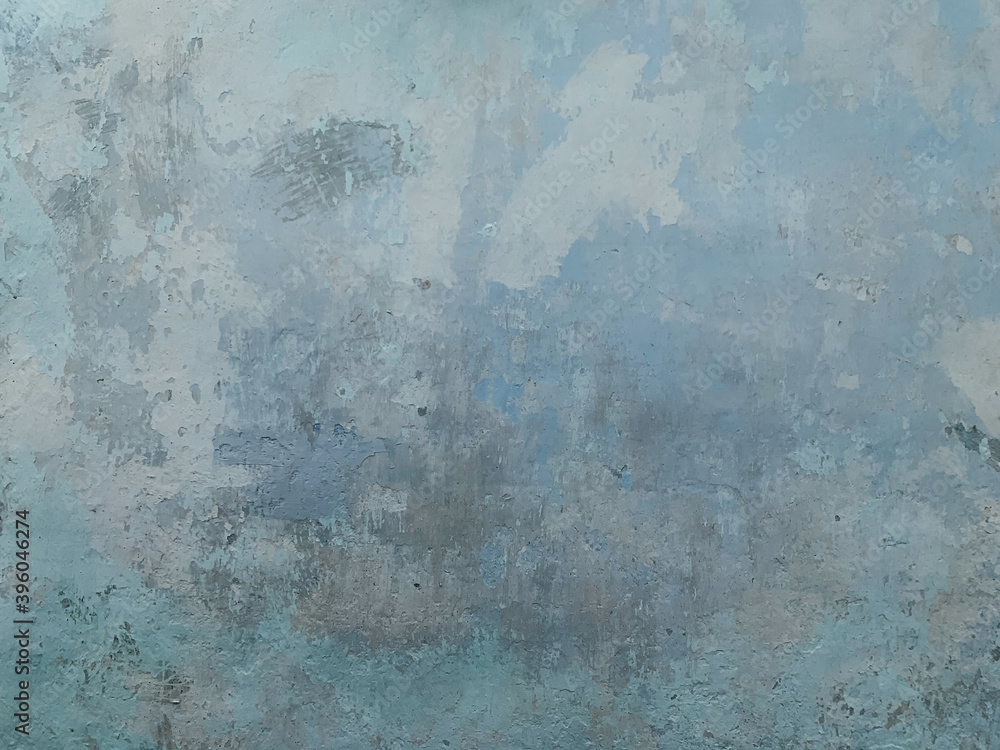 Obraz premium Old grey blue vintage wall texture background structure