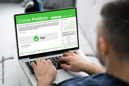 Filling And Signing Online Petition Form photo