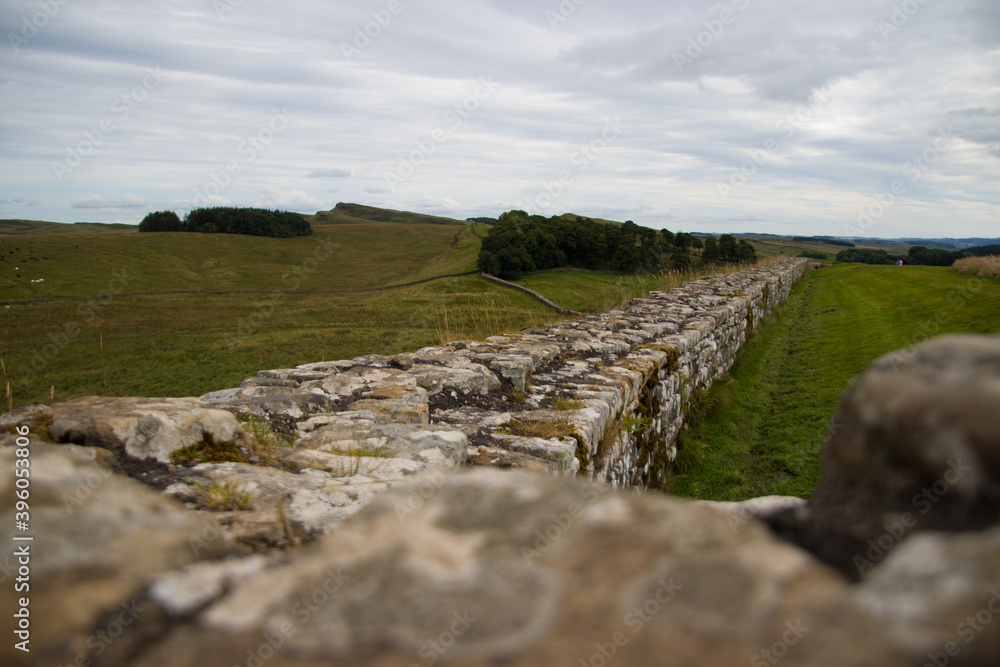 Scotland Hadrian's Wall in perspective