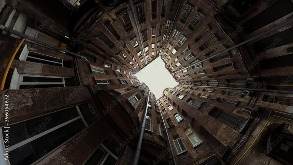 Distorted City Perspective, Sank Petersburg Distorted City Perspective, Sank Petersburg
