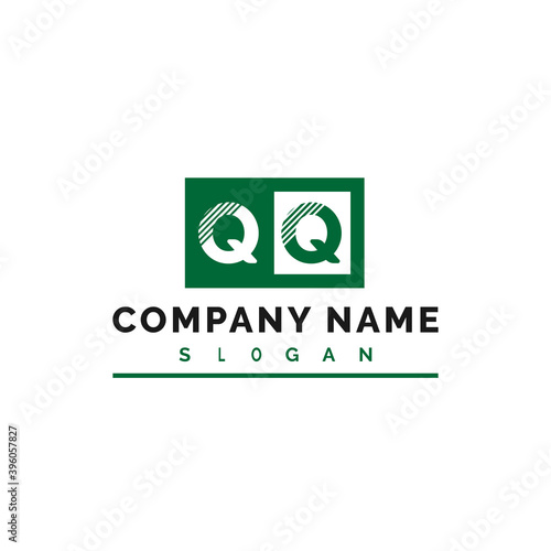 QQ Logo Design. QQ Letter Logo Vector Illustration - Vector